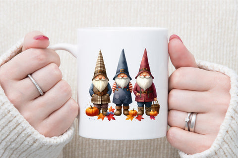 Thanksgiving Gnome Sublimation Clipart Sublimation designartist 