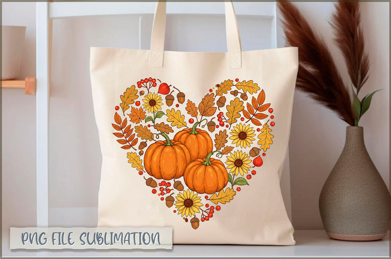 Thanksgiving Heart Tote Bag Sublimation Shetara Begum 