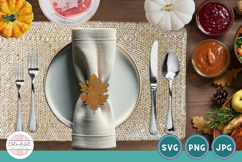 Thanksgiving Napkin Rings Laser Cut SVG SVG Dots-A-Lot 