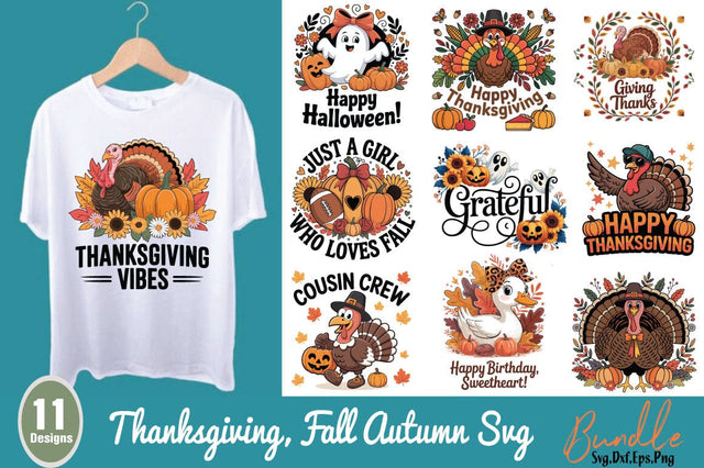 Thanksgiving Svg Bundle, Fall Autumn SVG Angelina750 