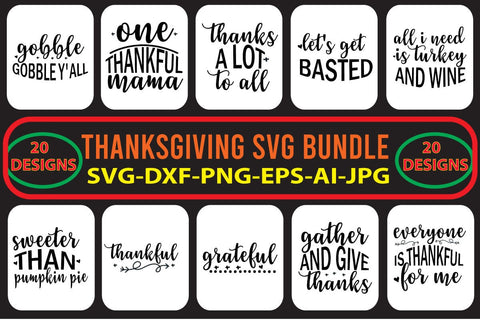 THANKSGIVING-SVG-BUNDLE SVG Syaman 