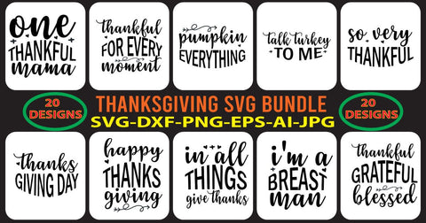 THANKSGIVING-SVG-BUNDLE SVG Syaman 