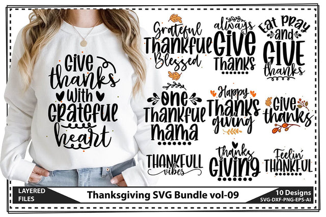 Thanksgiving SVG Bundle vol-09 SVG shah alam 