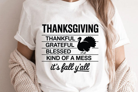 Thanksgiving Thankful Grateful SVG Angelina750 
