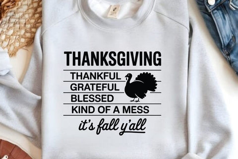 Thanksgiving Thankful Grateful SVG Angelina750 