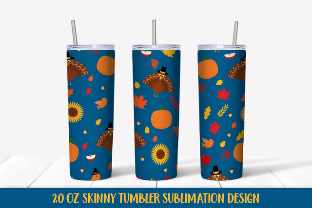 Thanksgiving Tumbler Sublimation Wrap. Autumn Tumbler Sublimation LaBelezoka 