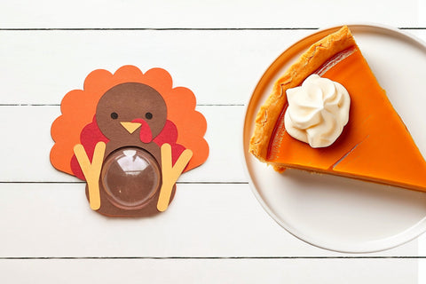 Thanksgiving Turkey Candy Dome Holder SVG 3D Paper Risa Rocks It 