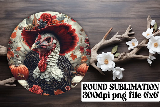 Thanksgiving Turkey Design Wrap for Tumblers PNG Sublimation afrosvg 