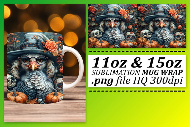 Thanksgiving Turkey Wrap for 11oz/15oz Tumblers Sublimation Sublimation afrosvg 