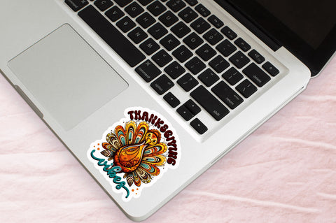 Thanksgiving vibes Stickers Design Sublimation Regulrcrative 