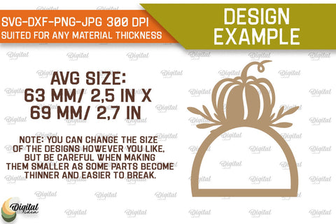 Thanksgiving Wooden Napkin Rings Laser Cut Bundle SVG Evgenyia Guschina 