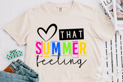 That Summer Feeling Clipart | Printable Sublimation So Fontsy VIP Design Shop 