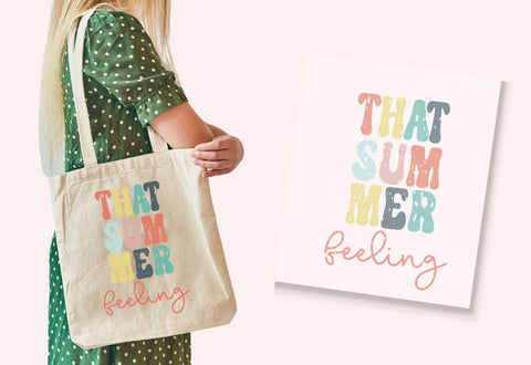 That Summer Feeling Distressed | DTF Transfer Physical So Fontsy T-Shirt Iron-On Transfer Shop