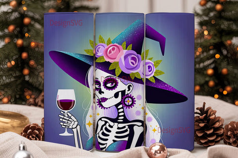 That Witch Halloween Tumbler Wrap Sublimation DesignSVG 