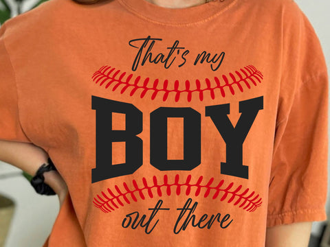 That's my Boy SVG PNG Baseball Mom Shirt Sideline Cheer Varsity Baseball Mom Dad Game Day Sports Team Baseball Shirt SVG DesignDestine 