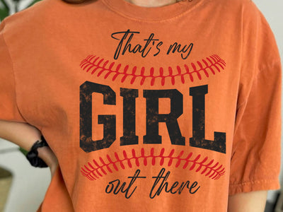 That's my Girl Baseball SVG PNG Baseball Mom Shirt Sideline Cheer Varsity Baseball Mom Dad Game Day Sports Team Shirt SVG DesignDestine 