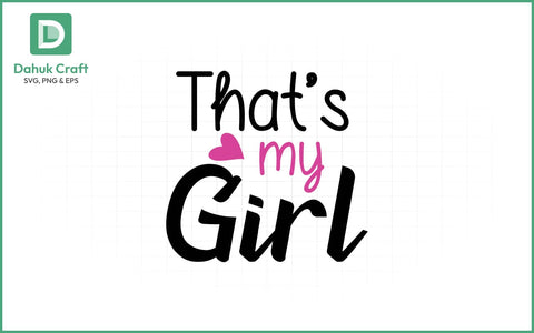 That's My Girl Football SVG Football SVG V6 SVG dahukdesign 