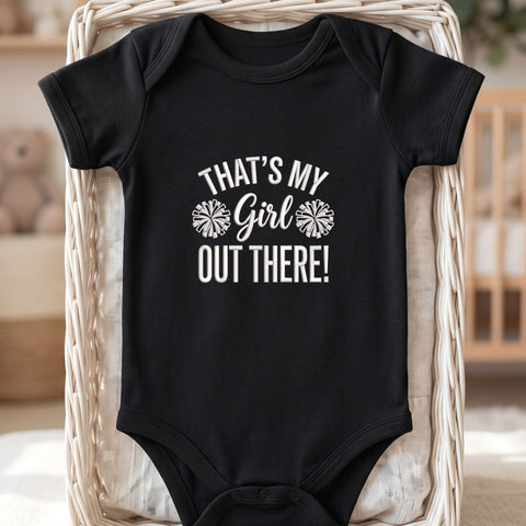 That's My Girl Out There Embroidery Design – Cheer Mom Pom Poms Cheerleading Machine Embroidery File Embroidery/Applique DESIGNS PatternFeed8 