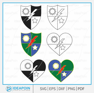 The 75th Ranger Regiment svg, Ranger Wife Vector, 1st Ranger, UV Protected, battalion sleeve rangers, 1st Ranger Battalion Insignia SVG SVG Dinvect 