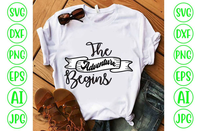 The Adventure Begins SVG Cut File SVG Syaman 