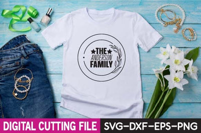 The Anderson Family svg SVG designer krishna 