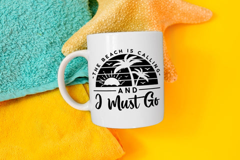 The Beach is Calling and I Must Go, Summer SVG SVG CraftLabSVG 