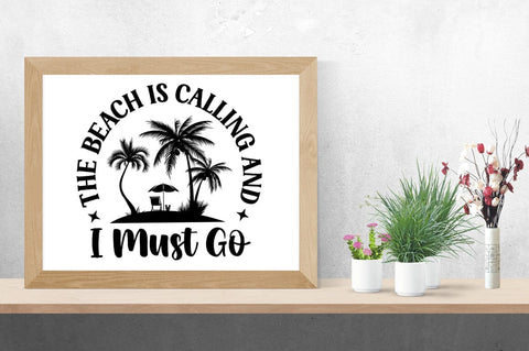 The Beach Is Calling And I Must Go SVG Design SVG Designangry 