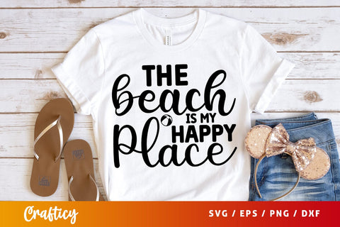 The beach is my happy place SVG Design SVG Designangry 