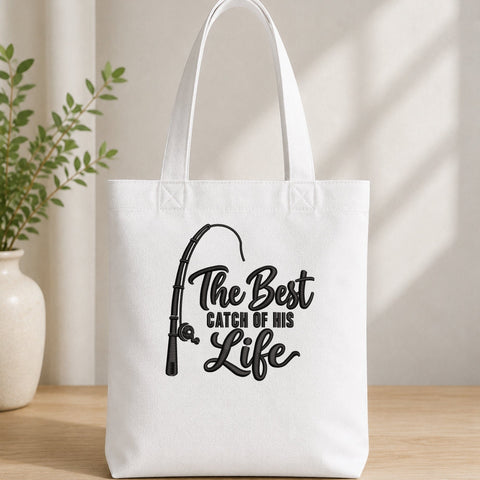 The Best Catch of His Life Embroidery Design – Fishing Couple Machine Embroidery File, Fisherman Husband Gift Embroidery/Applique DESIGNS PatternFeed8 