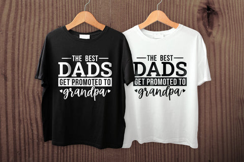 The Best Dads Get Promoted to Grandpa - Father's Day SVG SVG CraftLabSVG 
