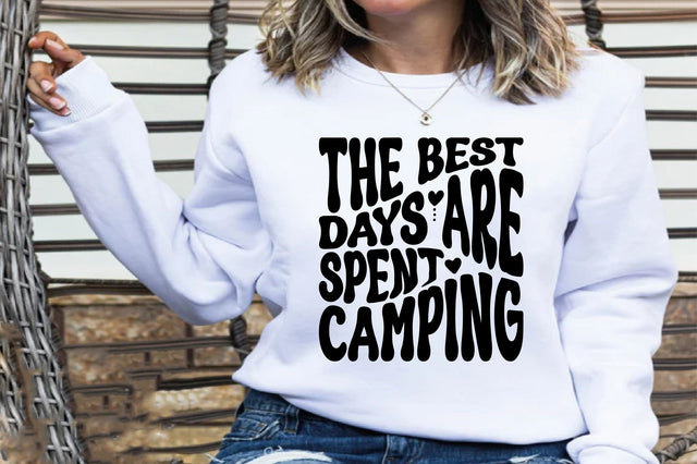 The Best Days Are Spent Camping SVG nirmal108roy 