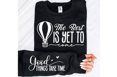 The Best Is Yet To Come Sleeve SVG, Boho Inspirational SVG, Love Yourself SVG, Positive Quotes SVG Design SVG Regulrcrative 