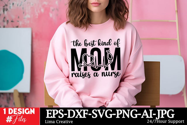 The Best Kind Of Mom Dights A nurse SVG Cut File SVG Insomnia Std 