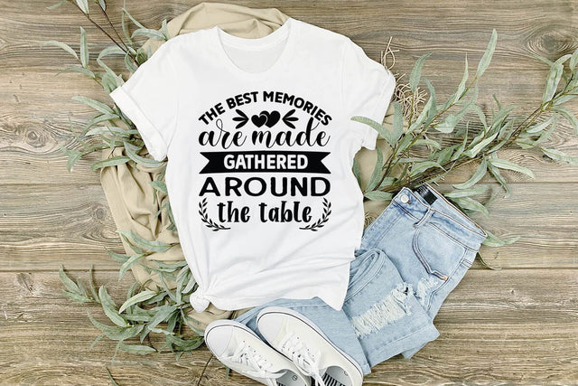 The best memories are made gathered around the table SVG Angelina750 