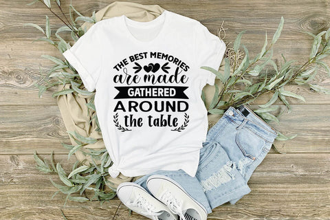 The best memories are made gathered around the table SVG Angelina750 