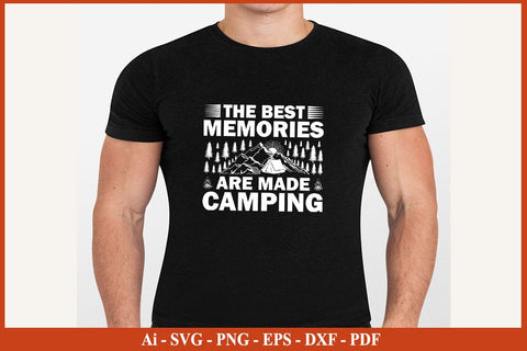 THE BEST MEMORIES CAMPING SVG PNG Craft Cut File SVG SVG Print File 