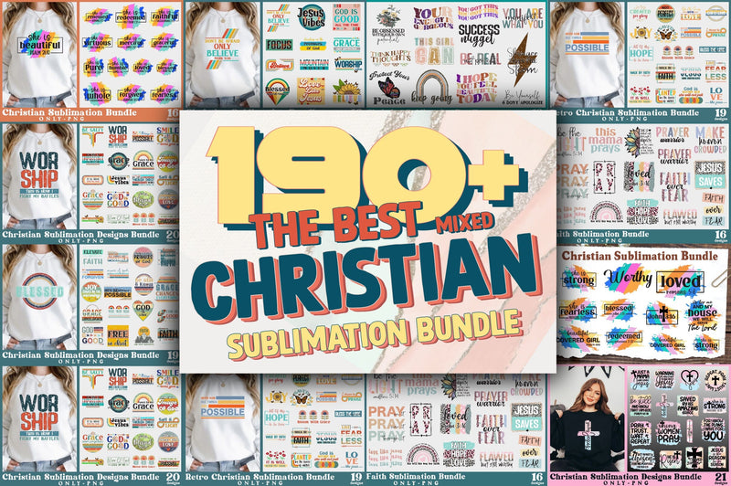 The Big Christian Sublimation Bundle, Love Png, Png Bundle, Bible Quote, Inspirational Quote, Christian Quote Png, Shirt Design, Sublimation Bundle, Jesus Sublimation Jagonath Roy 