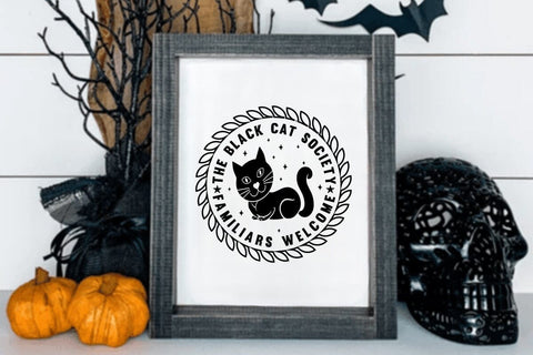The black cat society familiars welcome SVG Angelina750 