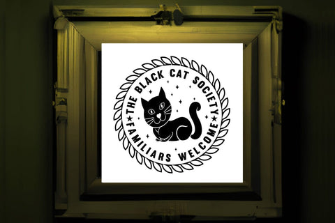 The black cat society familiars welcome SVG Angelina750 