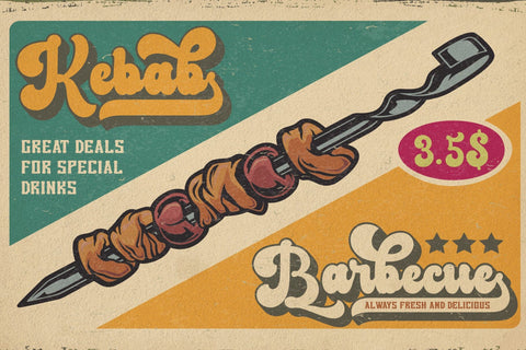 The Boldstyle | Retro Script Font studioalmeera 