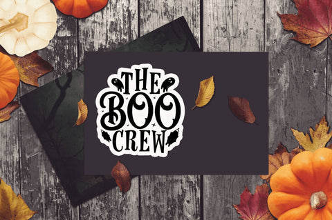 The boo crew Stickers Design Sublimation Regulrcrative 