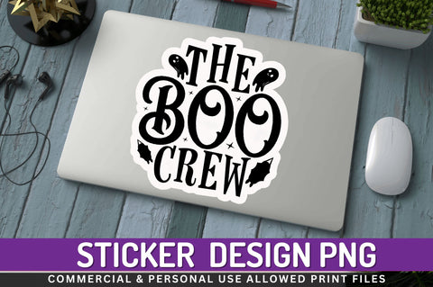 The boo crew Stickers Design Sublimation Regulrcrative 