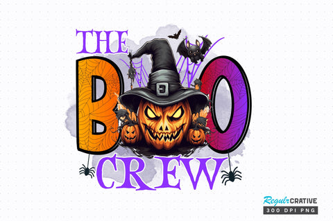 The boo crew Sublimation Design Sublimation Regulrcrative 