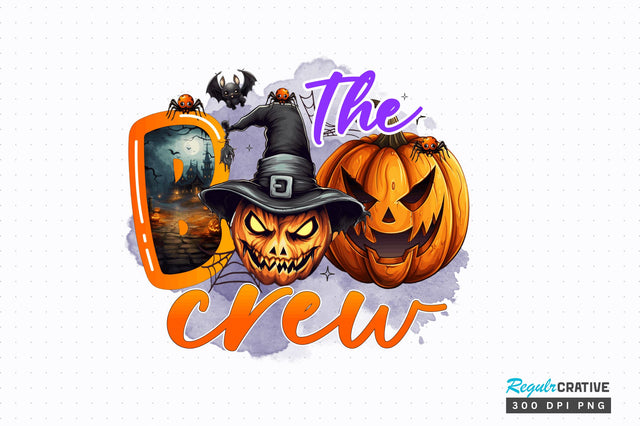 The boo crew Sublimation Design Sublimation Regulrcrative 