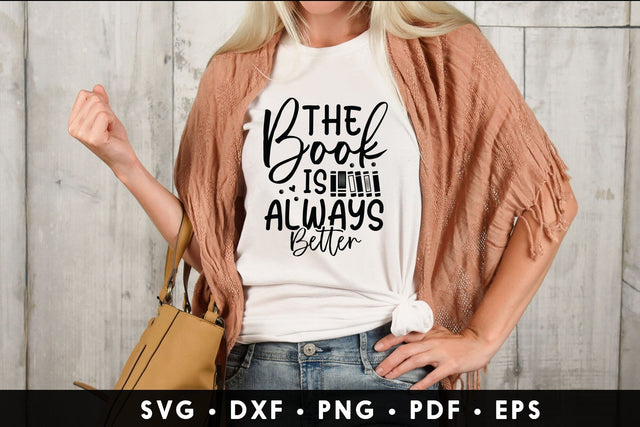 The Book is Always Better, Reading SVG SVG CraftLabSVG 