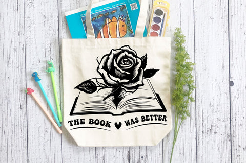 The book was better svg Design SVG Regulrcrative 