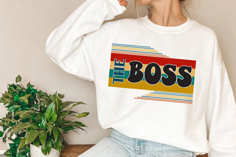 The Boss PNG, Couples PNG, Funny Valentines Day Matching Shirts, Married Couples, His and Hers, Wedding Gift, Anniversary, Newlywed Sublimation Jagonath Roy 