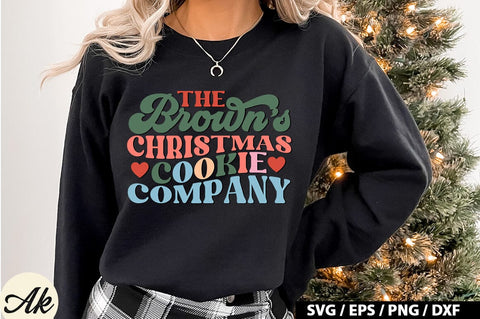 The brown's christmas cookie company Retro SVG SVG akazaddesign 