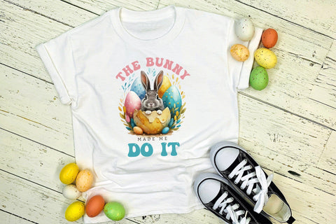 The Bunny Made Me Do It - Easter Sublimation Sublimation CraftLabSVG 