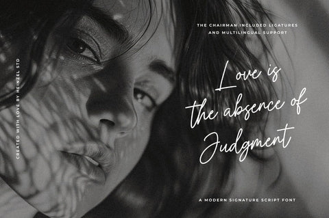 The Chairman Signature Font Font Heinzel Studio 